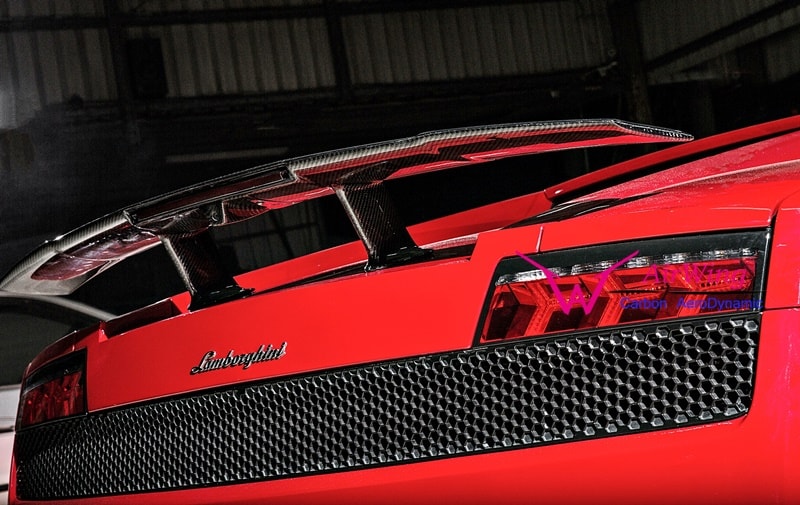 Lamborghini LP570 style carbon trunk spoiler for brake light 024